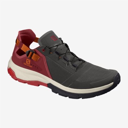 Salomon TECHAMPHIBIAN 4 Mens Sneakers Black/Red | Salomon South Africa